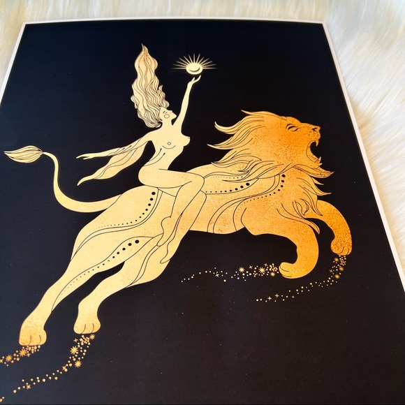 Leo Zodiac Sign Wall Art Print Poster Unframed - Picture 11 of 12